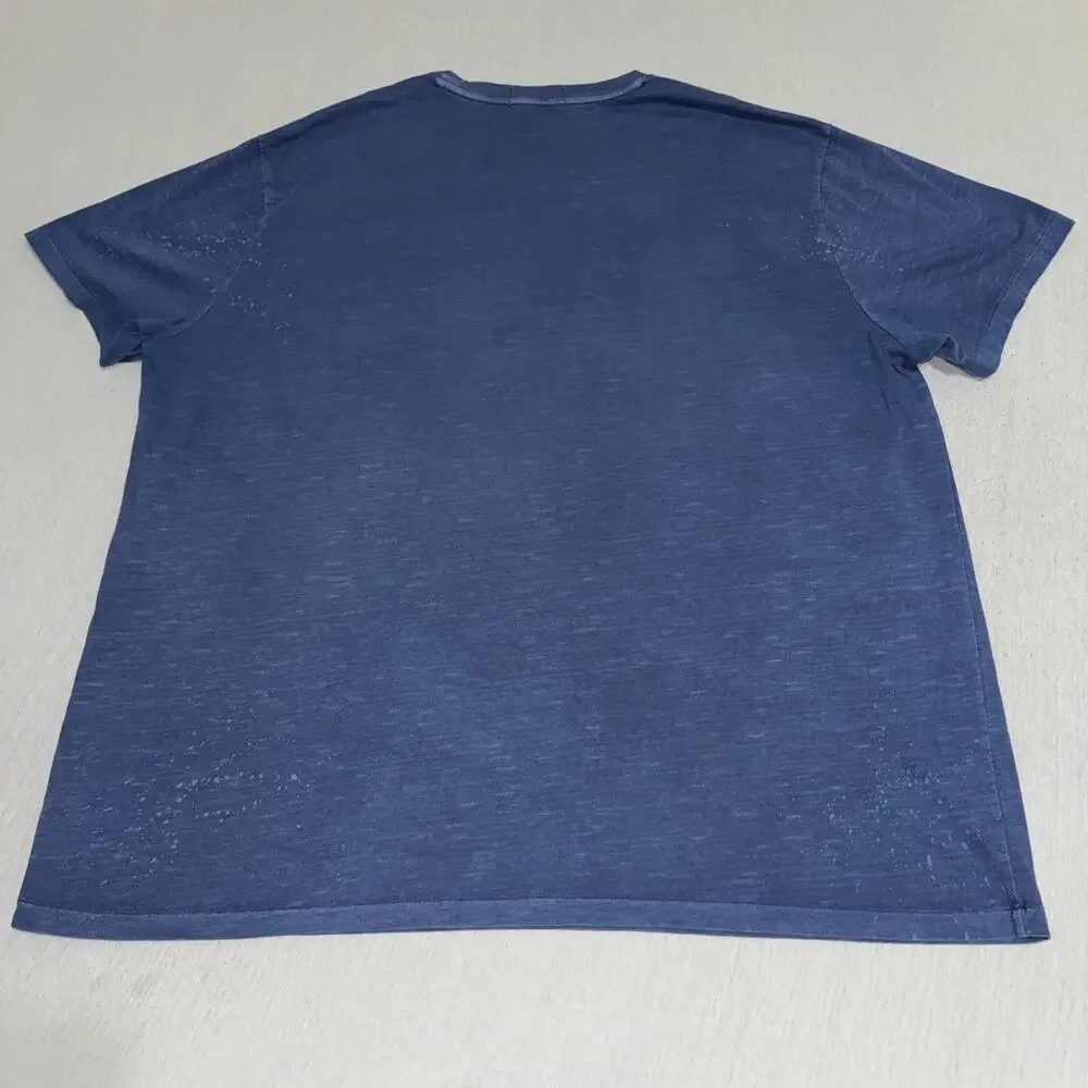 Polo Ralph Lauren T-Shirt Adult 3XB Tall Blue Palm Island Supplies Single Stitch